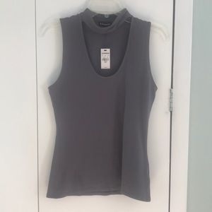 Express Scoop neck sleeveless top